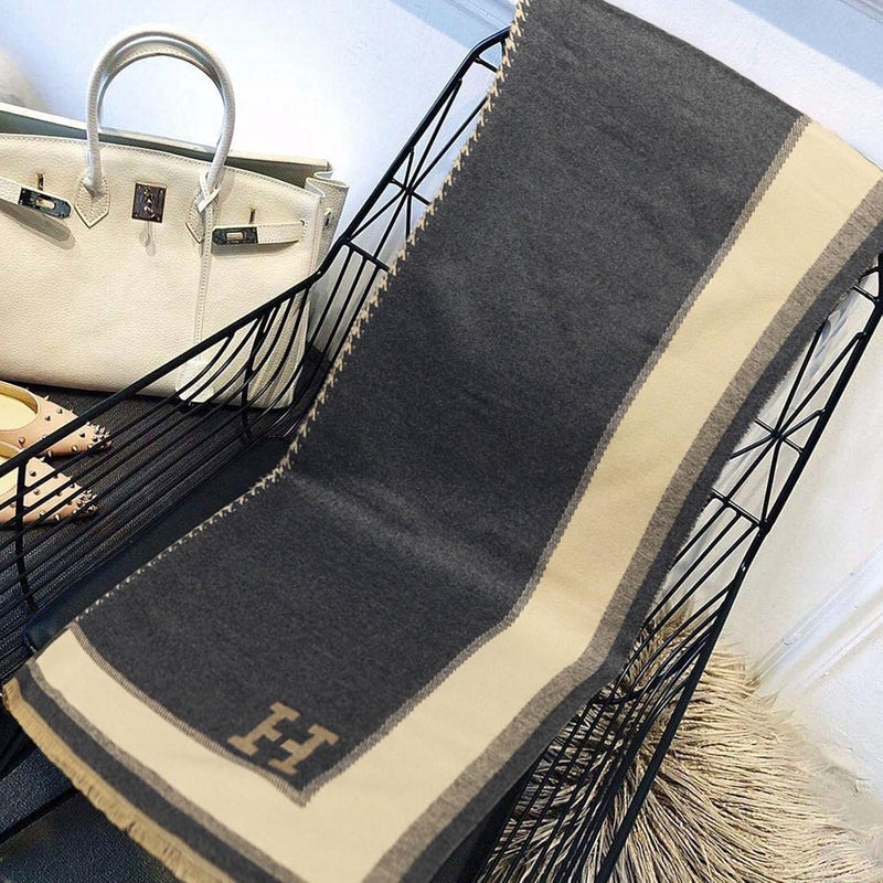 EXTREE Scarfs for Women Pashmina Silky Shawl Wrap for Evening Dressing Blanket Open Front Poncho Cape - Image 2